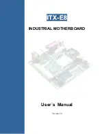 ETOP ITX-E8 User Manual preview