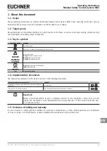 Preview for 7 page of EUCHNER MSC Operating Instructions, Installation And Use