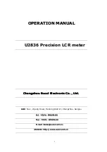 EUCOL U2836 Operation Manual preview