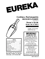 Eureka 79A Owner'S Manual preview