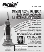 Eureka 8860-8899 Series Owner'S Manual preview