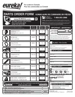 Preview for 15 page of Eureka 900 Series Owner'S Manual