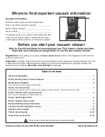 Preview for 2 page of Eureka AS1100 series Owner'S Manual