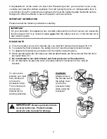 Preview for 3 page of Euro-Pro EKP110 Use And Care Instruction Manual