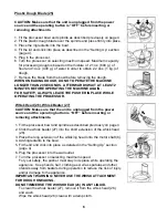 Preview for 8 page of Euro-Pro EKP110 Use And Care Instruction Manual