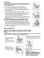 Preview for 10 page of Euro-Pro EKP110 Use And Care Instruction Manual