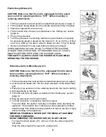 Preview for 8 page of Euro-Pro EP90 Use And Care Instruction Manual