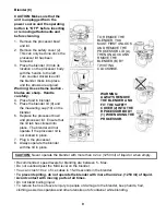 Preview for 11 page of Euro-Pro EP90 Use And Care Instruction Manual