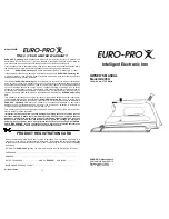 Preview for 1 page of Euro-Pro GI495H Owner'S Manual