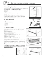 Preview for 9 page of Eurocave Premiere V166 User Manual