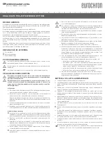 Preview for 10 page of Eurochron 1380339 Operating Instructions Manual