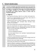 Preview for 5 page of Eurochron 1460848 Operating Instructions Manual