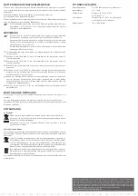 Preview for 2 page of Eurochron ETH 8001 Operating Instructions Manual