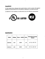 Preview for 11 page of eurodib UTP-SFE04900 Operation Manual