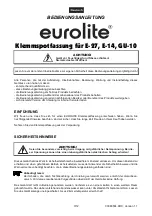 Preview for 3 page of EuroLite 9460118N User Manual