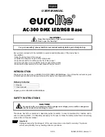 Preview for 12 page of EuroLite AC-300 DMX LED User Manual