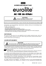 Preview for 3 page of EuroLite Air Effect AC-100 User Manual