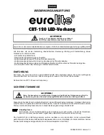 Preview for 3 page of EuroLite CRT-120LED curtain User Manual