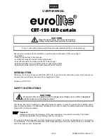 Preview for 14 page of EuroLite CRT-120LED curtain User Manual