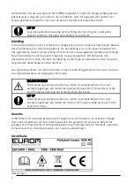 Preview for 2 page of EUROM 333282 User Manual