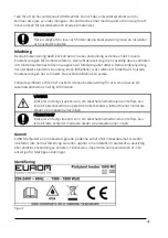 Preview for 41 page of EUROM 333282 User Manual