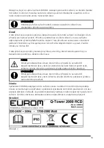 Preview for 53 page of EUROM 335514 User Manual