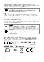 Preview for 62 page of EUROM 335514 User Manual