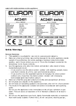 Preview for 15 page of EUROM 379990 Instruction Manual