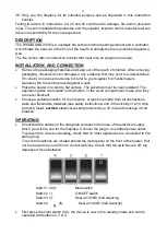 Preview for 12 page of EUROM 8713415363371 Instruction Booklet