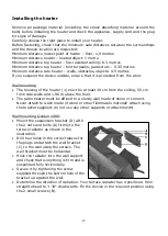 Preview for 17 page of EUROM Q-time Golden 1800 Instruction Manual