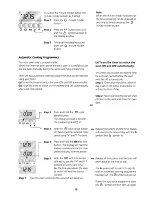 Preview for 17 page of Euromaid Double oven electric cooker with grill Installation & Operating Instructions And Cooking Guidance