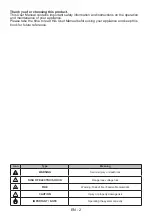 Preview for 2 page of Euromaid EMFS60SOCERSS User Manual