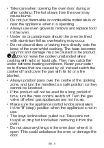 Preview for 8 page of Euromaid EMFS60SOCERSS User Manual