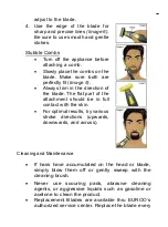 Preview for 4 page of euroo OneBlade EFM-2120OB User Manual