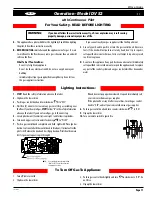 Preview for 17 page of European Home DV 52 Installation, Operation And Maintenance Manual