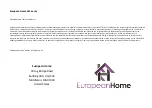 Preview for 18 page of European Home Electric Modern Compton 1000 User Manual