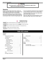 Preview for 2 page of European Home Vista 38 ST Installation, Operation And Maintenance Manual