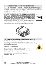 Preview for 10 page of Euroscreen SI-H L 50 HC Installation And Maintenance Manual