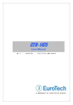 Eurotech CTR-1475 User Manual preview