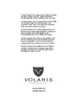 Preview for 8 page of Eurovema Volaris S2 User Manual