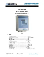 Eurowater SE 30 Quick Manual preview