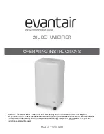 Preview for 1 page of Evantair TWDH200 Operating Instructions Manual