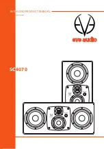 Preview for 1 page of Eve Audio SC4070 Product Manual