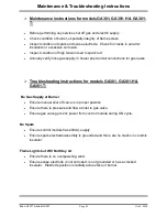 Preview for 41 page of EvenGlo GA 301 Manual