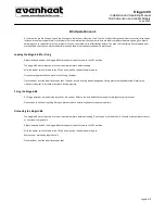 Preview for 6 page of Evenheat Kingpin 88 Installation And Operating Manual