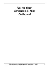 Preview for 13 page of Eventide E-TEC 115 H.P. Operator'S Manual