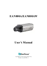 Preview for 1 page of EverFocus EAN800AW-W User Manual