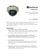 Preview for 1 page of EverFocus ECD360AV Operation Instructions Manual