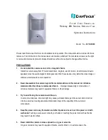 Preview for 1 page of EverFocus ECMD200 Operation Instruction Manual