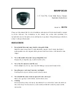 EverFocus ED350 Operation Instructions Manual preview